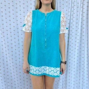 Vintage 60s terry cloth beach coverup